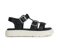Geox J Sandal Kodette Gir, Sandalia, Negro, 32 EU
