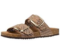 Geox Sandalia plana para mujer D Brionia R C, rosa vieja, talla 36 EU