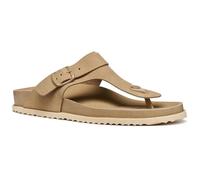 Geox Sandalia plana para mujer D Sandy bett B, Color pardo., 36 EU