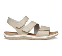 Geox Sandalia plana para mujer D Vega A, color arena, 42 EU
