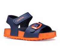 Geox Sandalias B Chalki Boy para bebé, azul marino/naranja, talla 23 EU