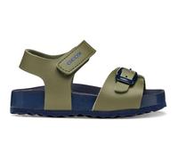 Geox Sandalias B Chalki para bebé, color oliva/azul marino, talla 23 EU