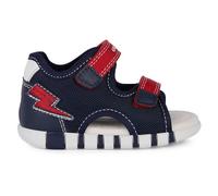 Geox Sandalias B Iupidoo para niño, azul marino rojo, 7 UK Child