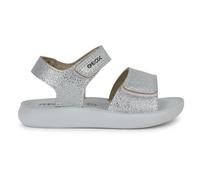 Geox Sandalias B Lightfloppy para niña, plata, 27 EU
