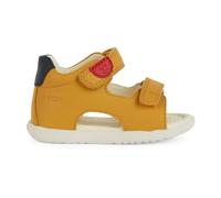 Geox Sandalias B Macchia BoySandal para bebé niño, Azul ocreyellow, 6 UK Child
