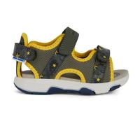 Geox Sandalias B Multy Boy A para niños, Amarillo ocre militar, 21 EU