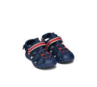 GEOX Sandalias cerradas VANIETT. Color azul oscuro/rojo