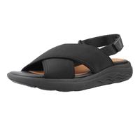 Geox Sandalias D Spherica Ec5 DSports para mujer, Negro, 36 EU