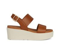 Geox Sandalias de cuña Xand 2.2 para mujer, color marrón, talla 9, ocre, Ocre, 39.5 EU