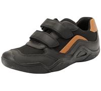 Geox Sandalias de Punta Cerrada Jr Wader C para Hombre, Negro marrón, 9 UK Child