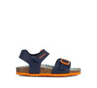 GEOX Sandalias Ghita. Color Azul/Naranja