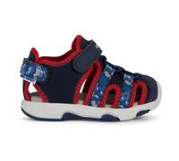 Sandalias geox multy niño azul/rojo 26