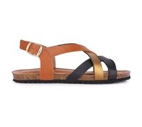 Geox Sandalias J Chilene GirSandal para niña, Bronce galleta, 10 UK Child