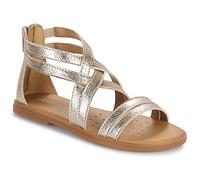 Geox J Sandal Karly Girl, Sandalia, Plateado, 34 EU