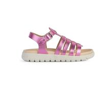 Geox Sandalias J Soleima para mujer, Fuchsia, 33 EU