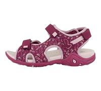 Geox Sandalias J Whinberry G para niñas, Dk Raspberry Pink, 32 EU