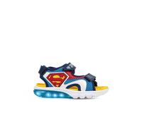 GEOX Sandalias LED CIBERDRON x SUPERMAN. Color Azul/Rojo