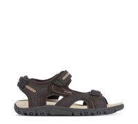Geox Uomo Sandal Strada D, Sandalias para Hombre, Multicolor (Brown/Sand), 41 EU