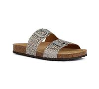 Geox Sandalias para mujer D Brionia, color arena, talla 36 EU, arena, 36 EU