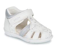 Geox - B SANDAL ZAPITO GIRL, Sandalia Niñas, White/Silver,