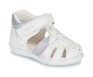 Geox Sandalias planas B SANDAL ZAPITO GIRL in Blanco 26