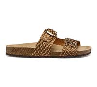 Geox Sandalias planas D Brionia L para mujer, bronce, talla 8