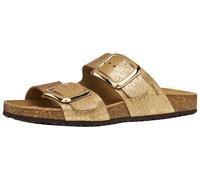 Geox Sandalias planas D Brionia R B para mujer, LT Oro, talla 37 EU