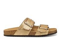 Geox Sandalias planas D Brionia R B para mujer, LT Oro, talla 37 EU