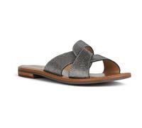 Geox D Sozy S C, Sandalia Plana Mujer, Gris, 39 EU