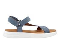 Geox- Sandalias planas elegantes para mujeres- Shoes- Mujer- Azul- 37 EU- Sandalias planas elegantes para mujeres