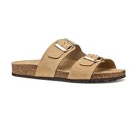 GEOX Mulas Brionia. Color marrón grisáceo