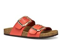 Geox Sandalias planas para mujer D Brionia R B, coral, talla 37 EU