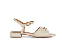 Geox D New Eraklia 15, Sandalia Plana Mujer, Lt Sand, 39 EU