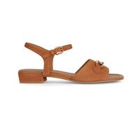 Geox Sandalias planas para mujer D New Eraklia 15, coñac, 38 EU