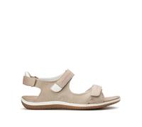Geox D Sandal Vega A, Sandalias para Mujer, Gris (Taupe) , 39 EU