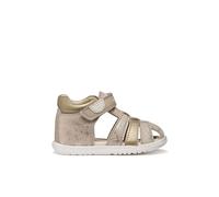GEOX Sandalias Primeros Pasos, MACCHIA. Color Beige/Dorado