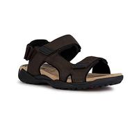 Geox Sandalias U Terreno + Grip para hombre, café, 40 EU