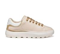 Geox Spherica ec4.1 Mujer Zapatillas bajas blanco lechoso - D65TCB08554C1S2L, Blanco Leche Y Oro Claro, 40 EU