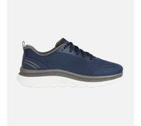 Geox Spherica Hombre Actif X Zapatos Zapatillas Verano Leer Cómodo De Lona Azul