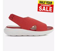 Geox Spherica Mujer Casual Moda Verano Vacaciones Playa Chic Sandalias Rojo