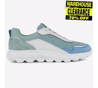 Geox Spherica Mujer Casual Moda Impermeable Zapatillas Azul