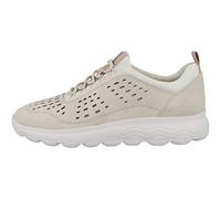 Geox Spherica, Zapatillas Mujer, Blanco Crema, 38 EU