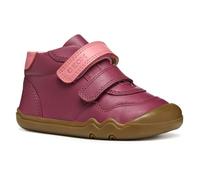 Geox STEPPIEUP - Zapatillas Deportivas para niña, Color Morado DK, Rosa Oscuro, Talla 27 EU, Dk Purple Dk Pink, 27 EU