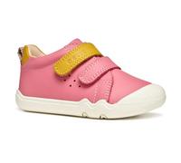 Geox STEPPIEUP - Zapatillas Deportivas para niña, Color Rosa DK/OCHREYELLOW, Talla 27 EU, Dk Pink Ochreyellow, 27 EU