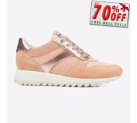 Geox Tabelya Impermeables para Mujer Vestido Casual Zapatillas de Moda Rosa