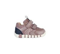 Geox Tenis B Iupidoo C para niña, Rosa ahumada Azul Marino, 21 EU