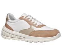 Geox Tenis D Activart B para Mujer, Piel Blanca Dk, 36 EU