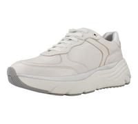Geox Tenis D Diamanta a para Mujer, Blanco Roto, 37 EU