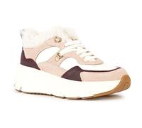 Geox Tenis D Diamanta C para Mujer, Blanco Nude, 36 EU