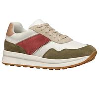 Geox Tenis D Runntix para Mujer, Almizcle Blanco Roto, 39 EU